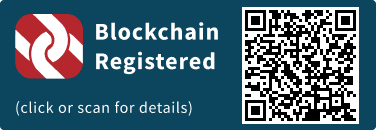 QrCode for Blockchain Registration Graphic
