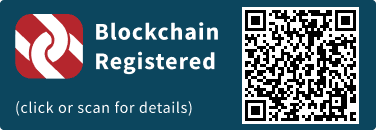 QrCode for Blockchain Registration Graphic