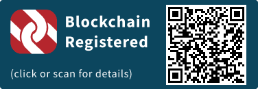 QrCode for Blockchain Registration Graphic