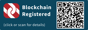QrCode for Blockchain Registration Graphic