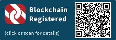 QrCode for Blockchain Registration Graphic