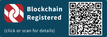 QrCode for Blockchain Registration Graphic