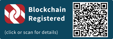 QrCode for Blockchain Registration Graphic