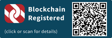 QrCode for Blockchain Registration Graphic