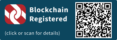 QrCode for Blockchain Registration Graphic