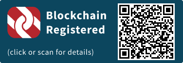 QrCode for Blockchain Registration Graphic