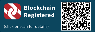 QrCode for Blockchain Registration Graphic