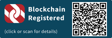 QrCode for Blockchain Registration Graphic