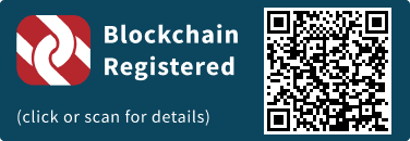 QrCode for Blockchain Registration Graphic