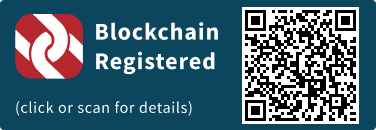 QrCode for Blockchain Registration Graphic
