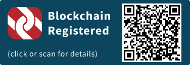 QrCode for Blockchain Registration Graphic