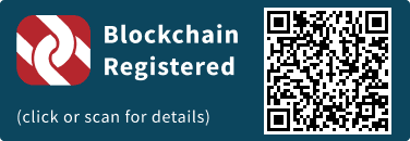 QrCode for Blockchain Registration Graphic