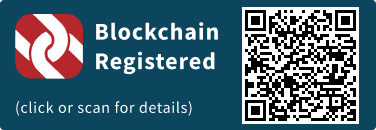 QrCode for Blockchain Registration Graphic