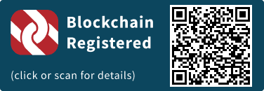 QrCode for Blockchain Registration Graphic