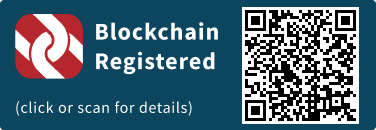 QrCode for Blockchain Registration Graphic