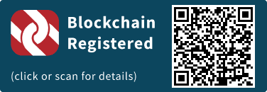 QrCode for Blockchain Registration Graphic