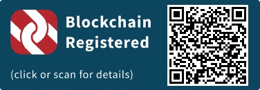 QrCode for Blockchain Registration Graphic