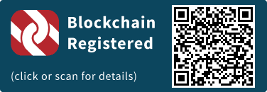 QrCode for Blockchain Registration Graphic