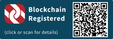 QrCode for Blockchain Registration Graphic