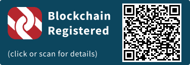 QrCode for Blockchain Registration Graphic