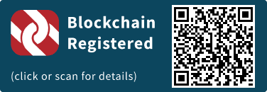 QrCode for Blockchain Registration Graphic