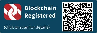 QrCode for Blockchain Registration Graphic