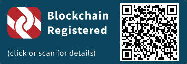 QrCode for Blockchain Registration Graphic