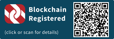 QrCode for Blockchain Registration Graphic