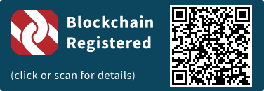QrCode for Blockchain Registration Graphic
