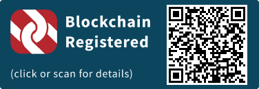 QrCode for Blockchain Registration Graphic