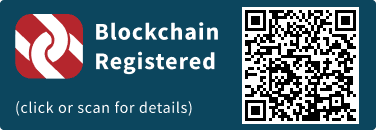 QrCode for Blockchain Registration Graphic