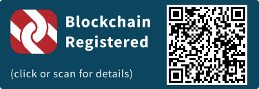 QrCode for Blockchain Registration Graphic