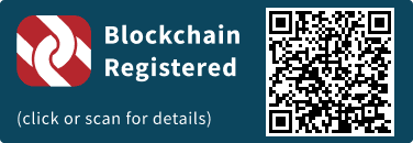 QrCode for Blockchain Registration Graphic