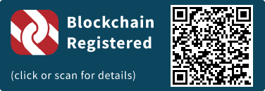 QrCode for Blockchain Registration Graphic
