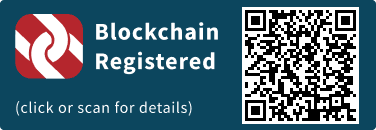 QrCode for Blockchain Registration Graphic