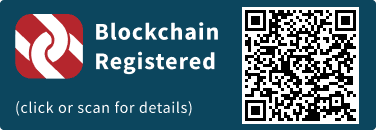 QrCode for Blockchain Registration Graphic
