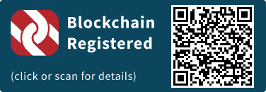 QrCode for Blockchain Registration Graphic