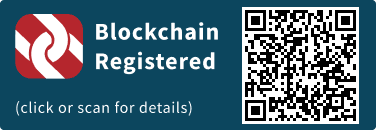 QrCode for Blockchain Registration Graphic