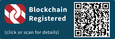 QrCode for Blockchain Registration Graphic