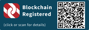 QrCode for Blockchain Registration Graphic