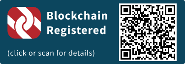 QrCode for Blockchain Registration Graphic