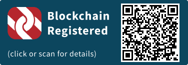 QrCode for Blockchain Registration Graphic