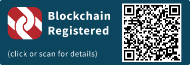 QrCode for Blockchain Registration Graphic