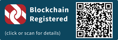 QrCode for Blockchain Registration Graphic