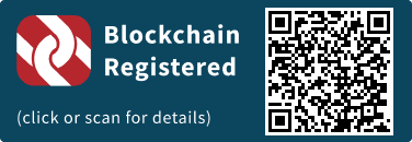 QrCode for Blockchain Registration Graphic