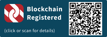 QrCode for Blockchain Registration Graphic