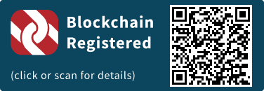 QrCode for Blockchain Registration Graphic