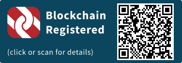 QrCode for Blockchain Registration Graphic