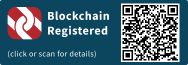 QrCode for Blockchain Registration Graphic