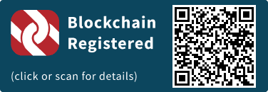 QrCode for Blockchain Registration Graphic